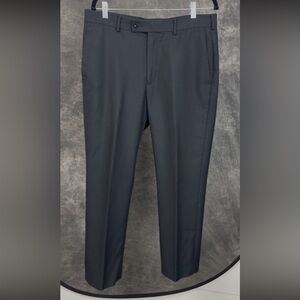 Perry Ellis Portfolio Black Dress Pants | Men’s 34x29 Tailored Trousers